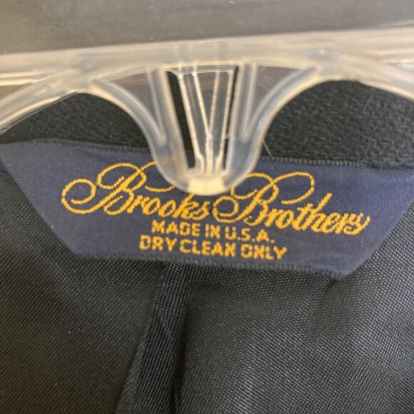 Brooks Brothers Mens Black Blazer 39 Regular 100% Camel Hair Two-Button Jacket - Picture 5 of 11